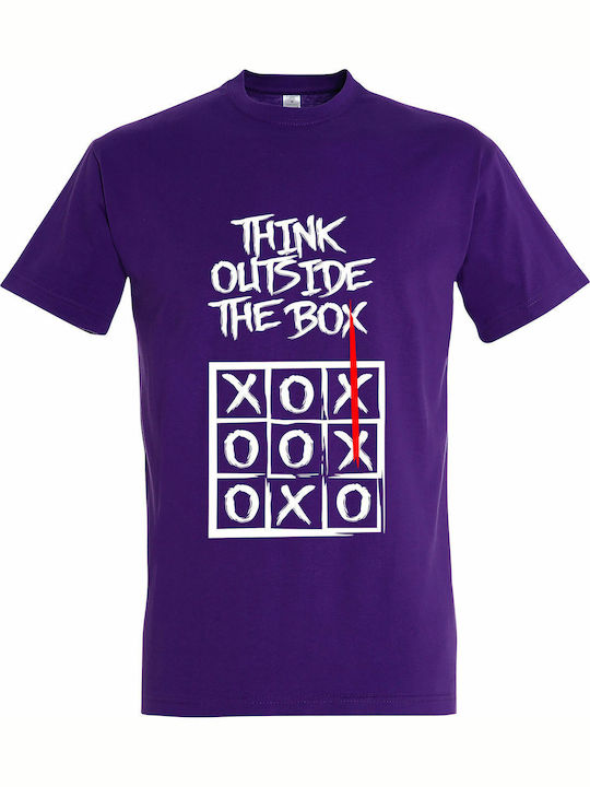 T-shirt Box σε Μωβ χρώμα