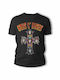 Frisky T-shirt Guns N' Roses Cross σε Μαύρο χρώμα
