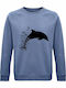 Design Sweatshirt Navy Blue