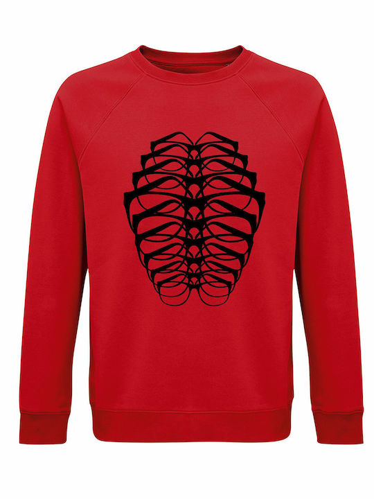 Illusion Sweatshirt Red