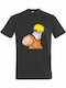 T-shirt Naruto Gray Cotton