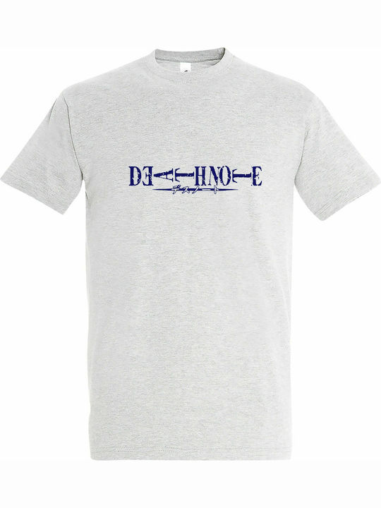 Death note Logo, Mangal T-shirt Death Note Gray...