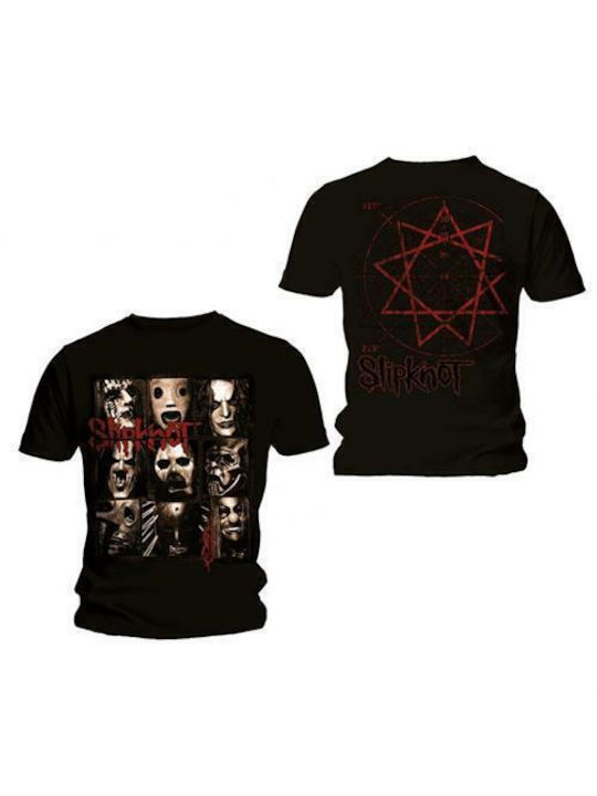 T-shirt Slipknot σε Μαύρο χρώμα