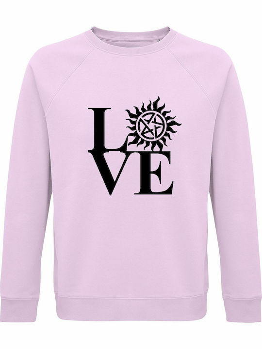 Supernatural Love Sweatshirt Rosa