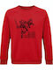 Sweatshirt Iron Maiden Red