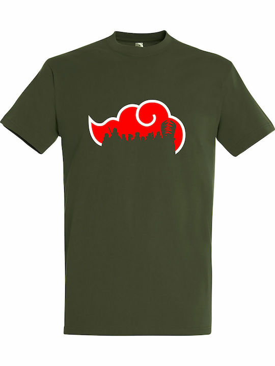 T-shirt Naruto Khaki Baumwolle