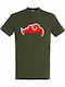 T-shirt Naruto Khaki Baumwolle