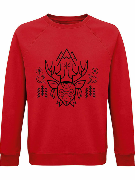 Winter Sweatshirt Red