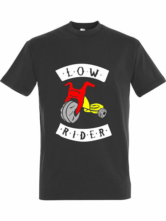 Rider T-shirt Gray Baumwolle