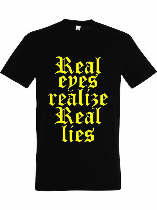 Eyes T-shirt Black Cotton