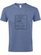 one T-shirt Blue Cotton