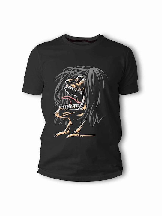 Frisky T-shirt Angriff auf Titan Schwarz