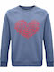 Love Sweatshirt Blue