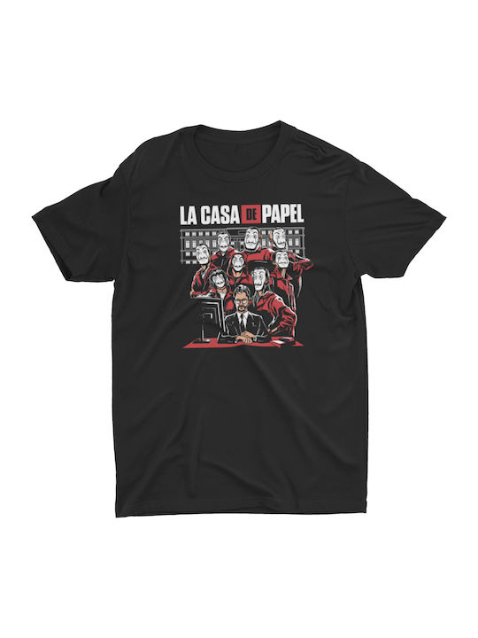 T-shirt Studio La Casa De Papel T-shirt Μαύρο