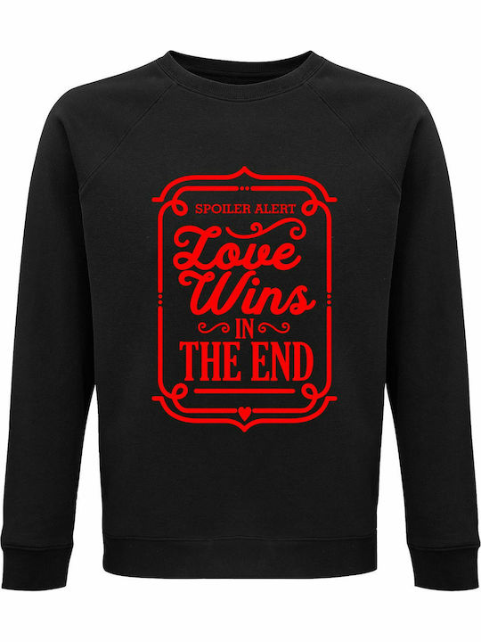 Love Sweatshirt Schwarz