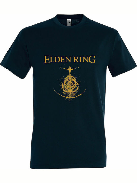 Elden Ring, Video Game T-shirt Μπλε Βαμβακερό