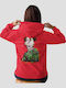 TKT Plus W Hoodie Billie Eilish Red
