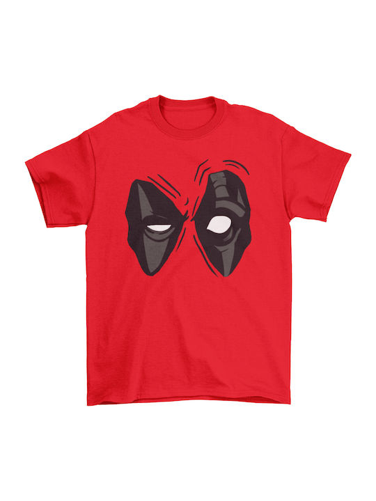 T-shirt Deadpool σε Κόκκινο χρώμα