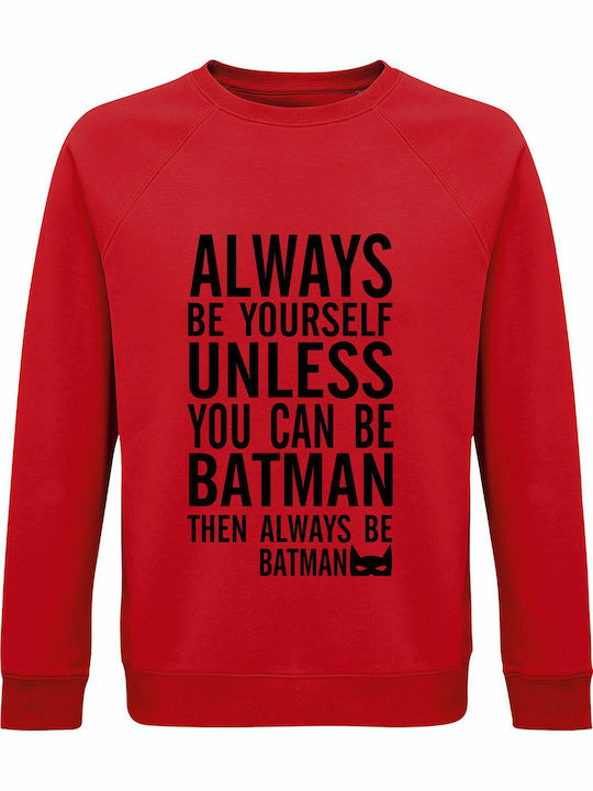 Always Sweatshirt Batman Rot