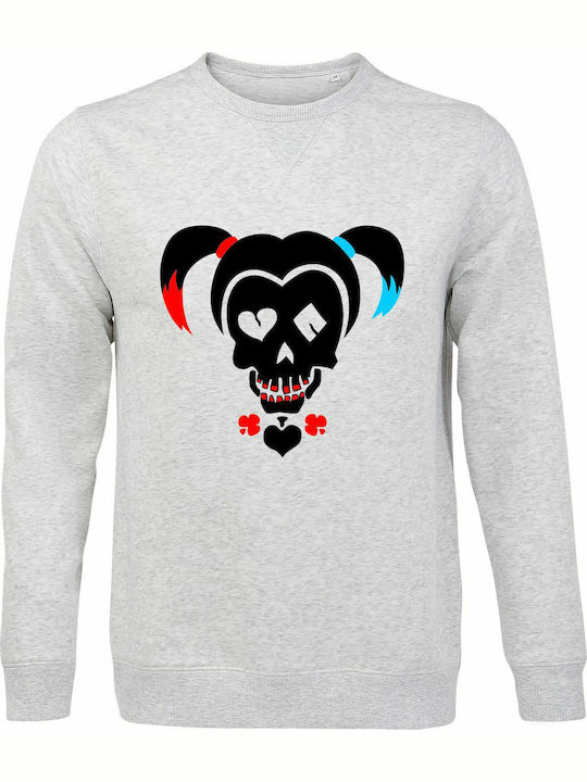 Harley Quinn Sweatshirt Gray