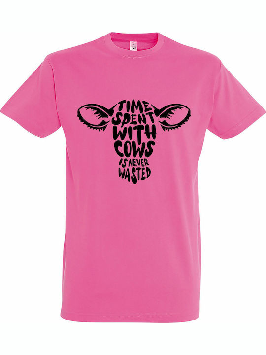 Never T-shirt Pink Cotton