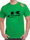 Rock Deal Kawasaki T-shirt Πράσινο Βαμβακερό