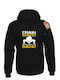 Rock Deal Train Insaiyan Bleibt Same Dragon Ball Kapuzenpulli Schwarz Baumwolle