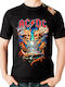 Rock Deal Tricou Acdc Bells Negru Din Bumbac