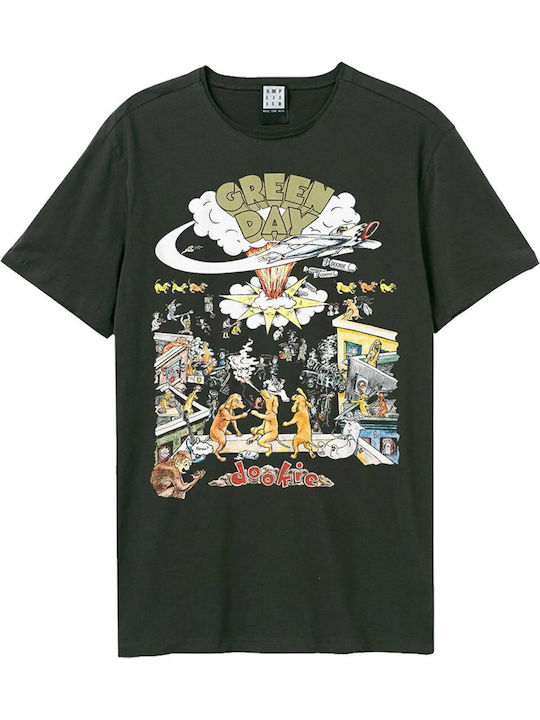 Amplified T-shirt Green Cotton