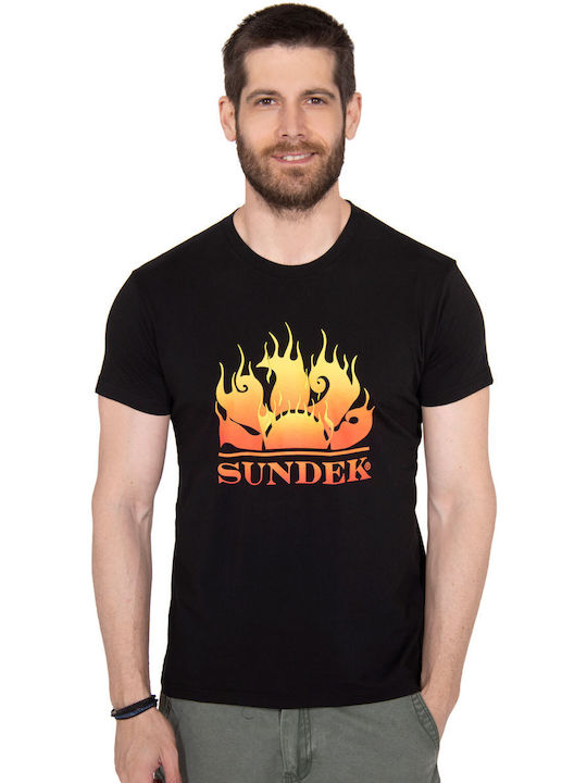 Sundek T-shirt σε Μαύρο χρώμα
