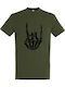 T-shirt Khaki Cotton