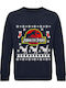 Ugly Christmas Sweater Jurassic Park Sweatshirt Jurassic Park Blue