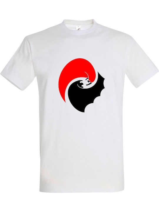 kirikoko Batman vs Superman T-shirt Batman Λευκ...