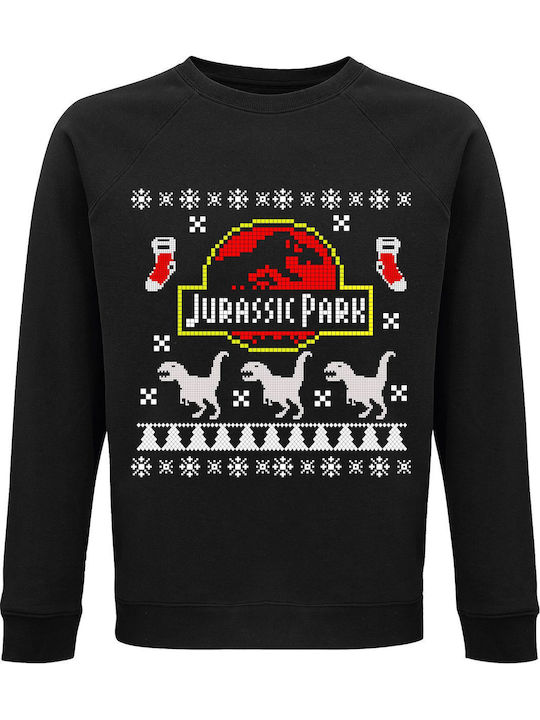Ugly Christmas Sweater Jurassic Park Sweatshirt...