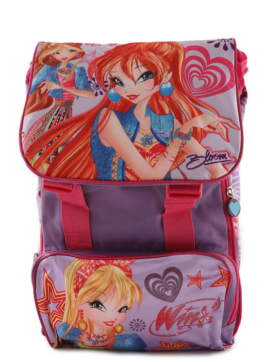 Winx School Bag Backpack Elementary, Elementary in Pink color