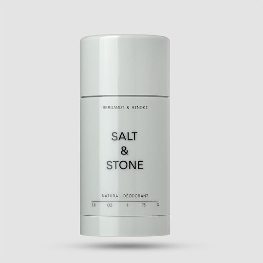 Salt & Stone Bergamot & Hinoki Αποσμητικό σε Stick 75gr
