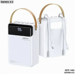 Remax RPP-566 80000mAh 22.5W Λευκό Remax RPP-566 80000mAh 22.5W Λευκό
