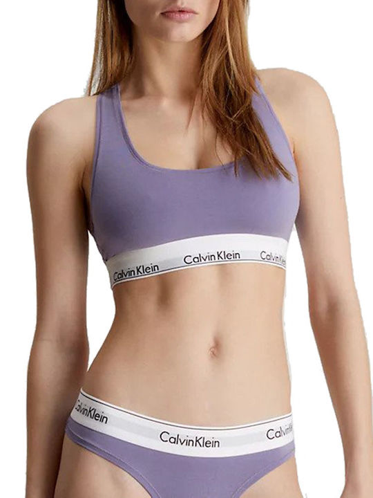 Calvin Klein Femei Atletic Sutien sport Violet