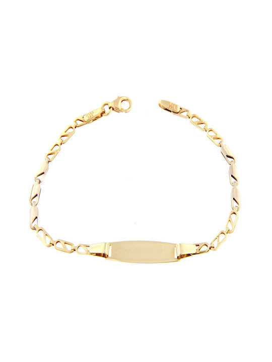 Ηώς Kinderarmband ID aus Gold 14K