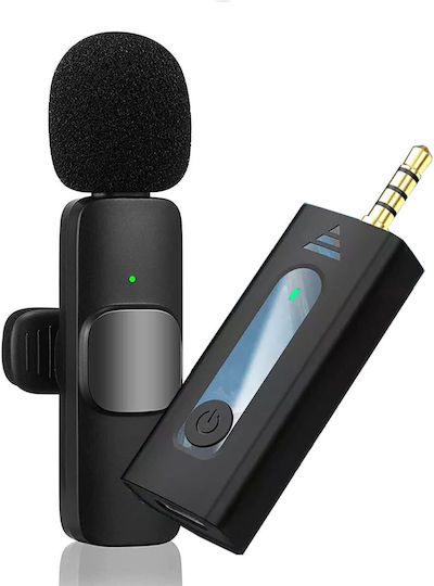 K35 Lavalier Wireless Condenser (Small Diaphragm) Microphone Πέτου, Clip On for Camera