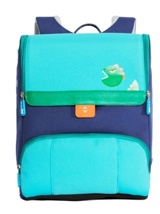 NOHOO Schulranzen Rucksack Kindergarten Hellblaue 27,5 x 13 x 35cm