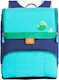 NOHOO Schulranzen Rucksack Kindergarten Hellblaue 27,5 x 13 x 35cm