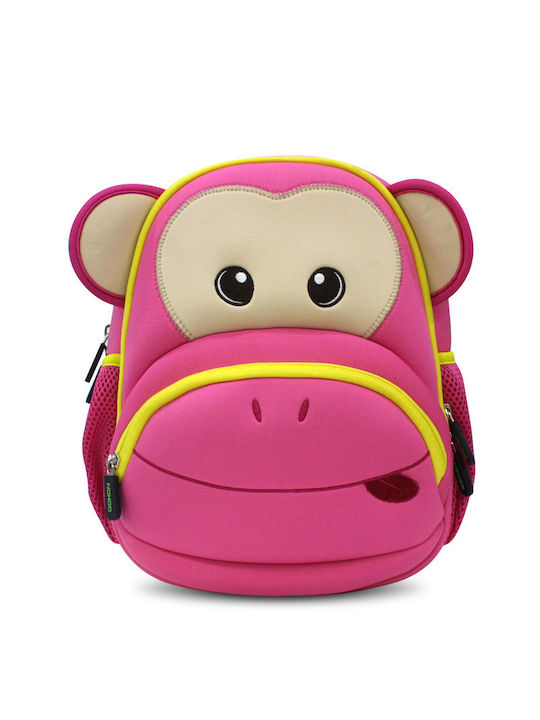 NOHOO Schulranzen Rucksack Kindergarten Rosa 27 x 16 x 30cm