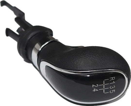 Leather Luxe Buton schimbător viteze pentru Opel Mokka Negru