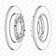 Ferodo Brake Discs Rear for Mercedes-Benz V