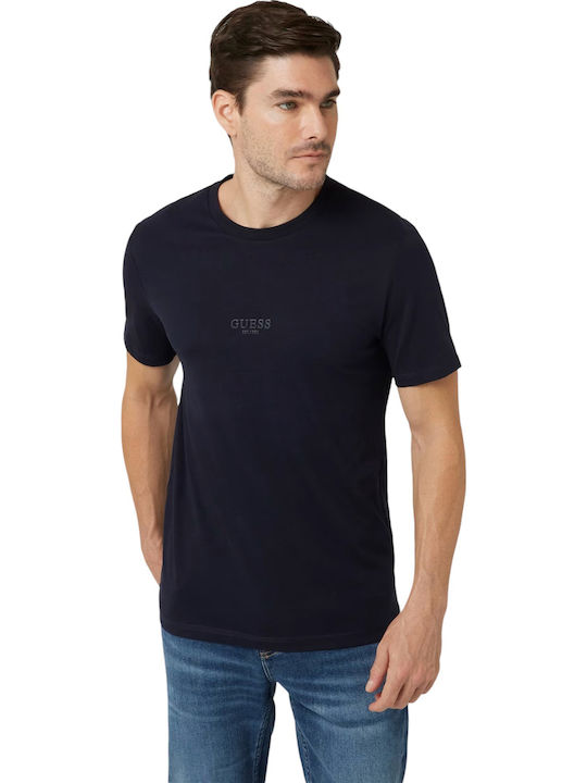 Guess Tricou Albastru marin
