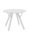 Annie Table Dining Room Wooden with Metal Frame 100x100x76cm