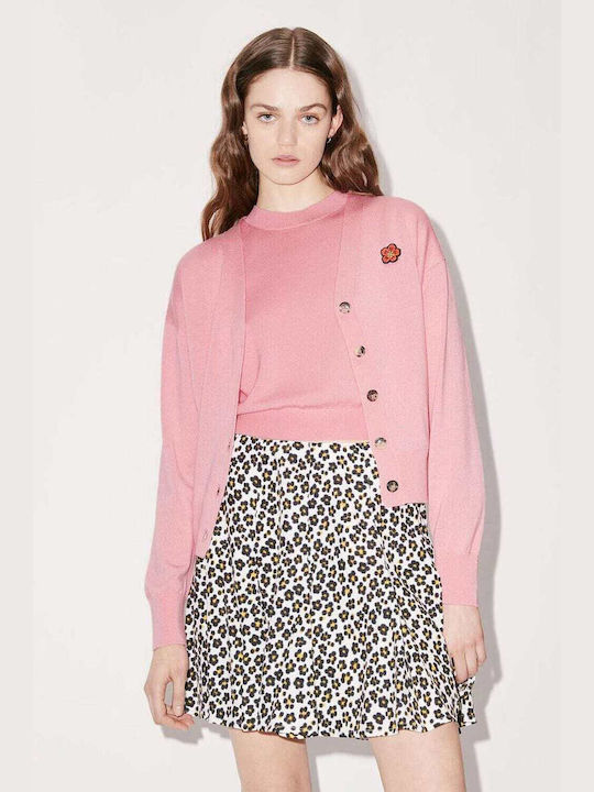 Kenzo Women's Knitted Cardigan with Buttons Pink