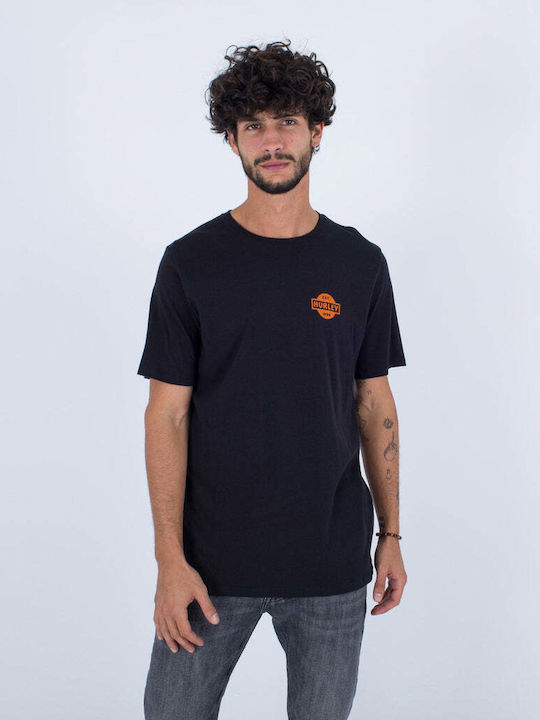 Hurley Everyday Ανδρικό T-shirt Κοντομάνικο Μαύρο