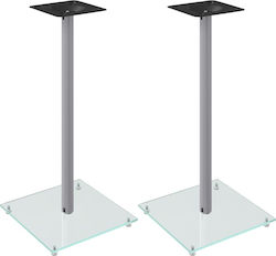 vidaXL Floor Speaker Stands Set